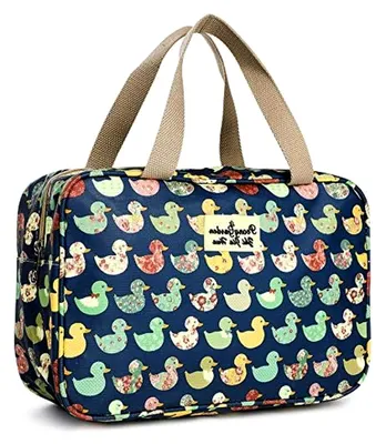 Produktbild von Kulturbeutel für Damen, tragbare Kosmetiktasche, wasserdicht, groß, zum Aufhängen