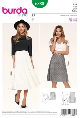 Produktbild von Schnittmuster Burda 6880 Kleid