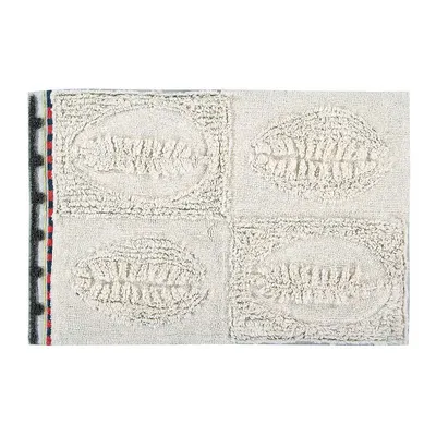Produktbild von Ethno-Wollteppich Bahari - beige - 80 x 120 cm