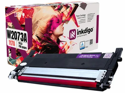 Produktbild von Inkdigo Toner W2073A für HP Color Laser 150a, 150nw, MFP178nw, MFP178nwg – Magenta, 700 Seiten,, KI-generiertes Bild
