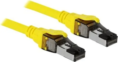Produktbild von DeLOCK 86585, 5 m, Cat8.1, S/FTP (S-STP), RJ-45, RJ-45, Gelb