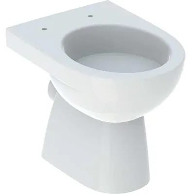 Produktbild von GEBERIT Stand-WC Renova Tiefspüler mit Spülrand weiß glänzend KeraTect® Spezialglasur ohne WC-Sitz 500810018