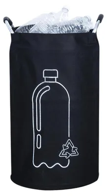 Zdjęcie produktu dla Pojemnik na odpady nadający się do recyklingu, wyposażony w uchwyt