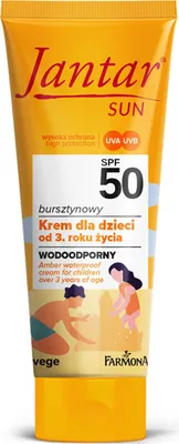 Produktbild von Amber Wasserfeste Creme für Kinder (ab 3 Jahren) LSF 50