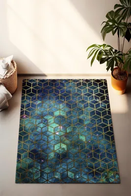 Obrázek produktu pro Conceptum Hypnose, CT-2032, Koberec do haly, Vícebarevný, 120 x 180 cm, 100% POLYESTER