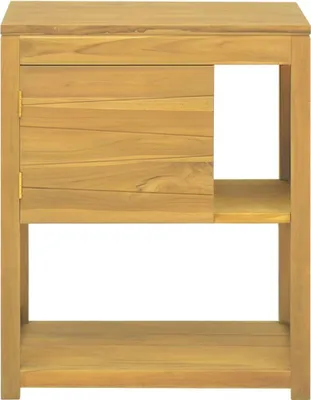 Produktbild von vidaXL Badschrank 60x40x75 cm Massivholz Teak