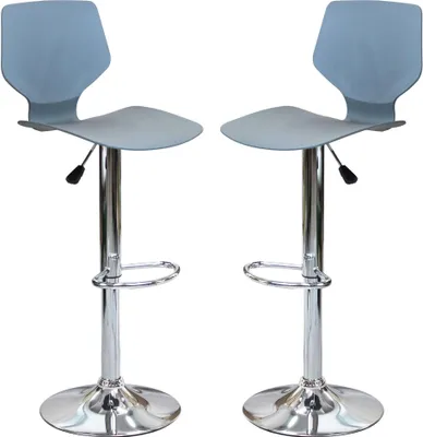 Immagine prodotto di Milani Home - sgabello moderno da bar e sala da pranzo di design moderno industrial - Grigio