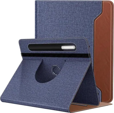 Image de TiMOVO Housse universelle pivotante à 360 degrés pour tablette 9-11 pouces avec poche pour stylet