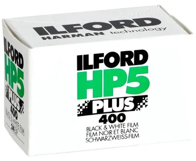 Image de Ilford HP5 Plus - film négatif noir et blanc - 135 (35 mm) - ISO 400 - 24 poses