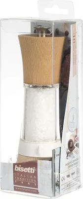 Produktbild von Salzmühle – BISETTI – PISA – 18 cm – Holz/Acryl