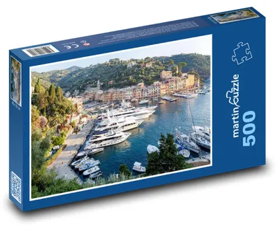 Obrázek produktu pro Puzzle 500 Přístav Portofino v Itálii - martinpuzzle