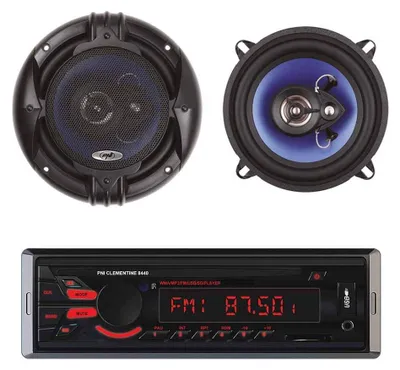 Produktbild von Pni 8440 45w Hifi500 Radio Mit Koaxiallautsprechern Schwarz Schwarz One Size