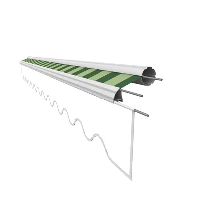 Produktbild von VANA Markisenstoff für 3 x 2,5 m Markisen ohne Volant Markisentuch fertig genäht Maß Bespannung 2,82 x 2,5 m Design SPD029