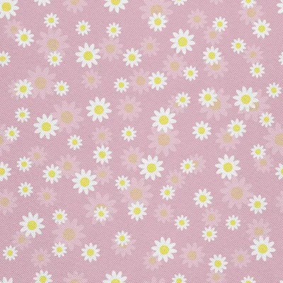 Image de DÉCORDS D'EXTÉRIEUR OXFORD - motif marguerite sur un rose I DX570