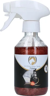 Productafbeelding van Excellent Horse glitterspray, hoogglanzend, oranje, 250 ml