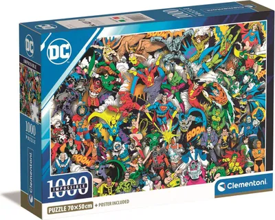 Produktbild von Clementoni Legpuzzel DC Comics Justice League, 1000st.