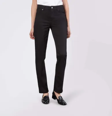 Produktbild von - MAC JEANS - MELANIE, PERFECT Fit Forever Denim - Straight Fit - 5040-87-0380L-D999 - schwarz Größe 34/34