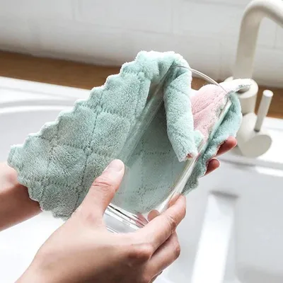 Obrázek produktu pro Utěrky na prach - Utěrky na čištění - Kuchyňské utěrky - Měkké utěrky - Sada 3 kusů - Vícebarevné