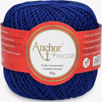 Obrázek produktu pro Anchor Freccia 6 – mercerovaná bavlněná příze na háčkování (barva 00134)