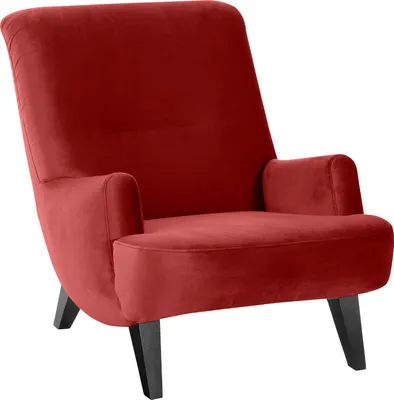Produktbild von Max Winzer Sessel Brandford - Samtvelours ziegel - Maße: 71 x 101 x 80 cm