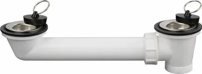 Obrázek produktu pro Hutterer & Lechner HLSB24-6/4 Odtokové připojení DN40x6/4" se 2 ventily, baleno v samoobslužném balení, 1 ks.