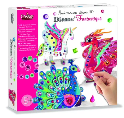 Image de Crealign Diams Fantastique - Coffret Animaux