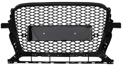Imagen del producto de Rejilla delantera sin emblema para Audi Q5 8R, modelo restyling (rediseñado) de 2012 a 2015, color brillante.