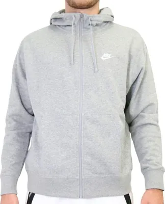Image de Nike - Sportswear Club Full-Zip Hoodie - Gris Hoodie