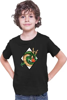 Produktbild von Kinder T-Shirt Dragon Anime Manga Ball Z Shenron 01, 7-8 Jahr - 128 / Schwarz