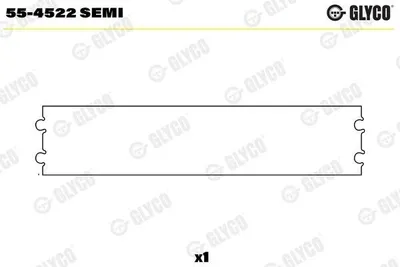 Produktbild von GLYCO Pleuelbuchse 55-4522 SEMI 40,89mm