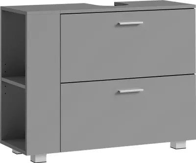 Produktbild von VASAGLE Waschbeckenunterschrank, offene Fächer an einer Seite, rechts oder links austauschbar, Badschrank