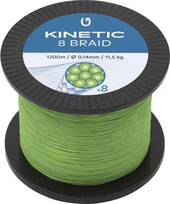 Produktbild von Kinetic Cyber 8 Geflochtene Schnur 1200 M Grün 0.160 mm Grün 0.160 mm