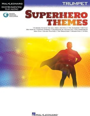 Obrázok produktu pre Superhero Themes Instrumental Play-Along - Book/Online Audio