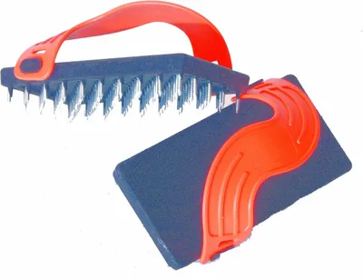 Produktbild von Edelputzkratzer 180 x 90 mm, Stahlspitzen