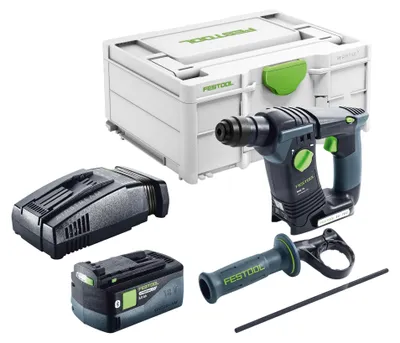 Produktbild von Festool BHC 18-Basic Akku Bohrhammer 18 V 1,8 J SDS Plus Brushless + 1x Akku 5,0 Ah + Schnellladegerät + Systainer