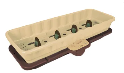 Image de Jardinière auto-arrosante - Easyplant 3 en 1 30 L - PVC recyclé