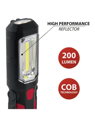 Obrázok produktu pre LED pracovné svetlo 2 v 1 s háčikom, magnetom a stojanom