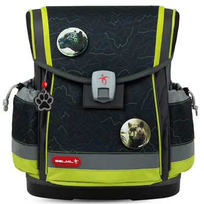 Produktbild von Belmil Schulranzen Set "Mountain Lime" 1.Klasse für Jungen Einschulung Grundschule CLASSY PLUS 2024