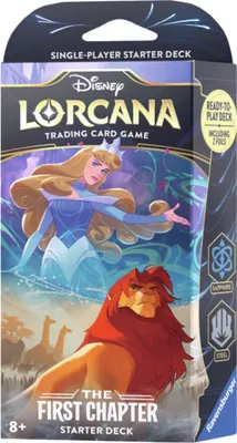 Produktbild von Lorcana The First Chapter: Sapphire & Steel Starter Deck