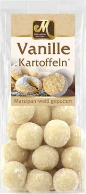Zdjęcie produktu dla Odenwälder Waniliowy Marcepan Ziemniaki Marcepan biały pudrowany 150 g