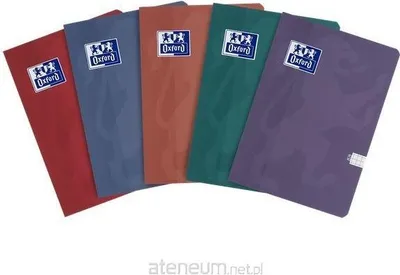 Zdjęcie produktu dla Brulion A4/80K kratka Touch Trend (5szt) OXFORD
