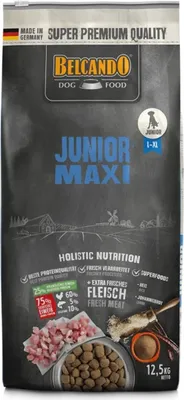 Image de Belcando Junior Maxi, chiot, volaille, riz, 12,5 kg, sans lactose