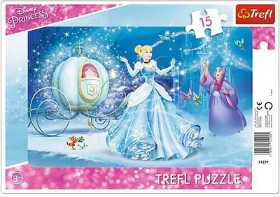 Image de Puzzle Trefl - Disney Princess, 15 pièces