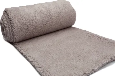 Obrázek produktu pro Minky Sherpa jehněčí Umělá kožešina světle šedá 50x160 cm