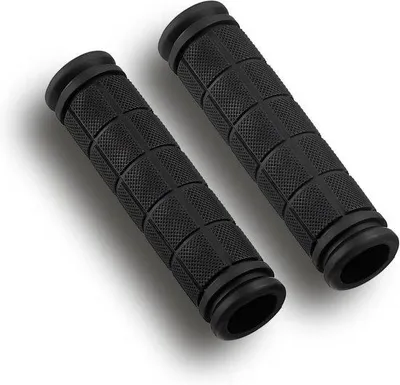 Immagine prodotto di Guanti da ciclismo - Guanti antiscivolo neri per bici da corsa e da trekking con gomma TPR, 120 mm