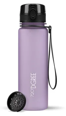 Produktbild von 720°DGREE Trinkflasche uberBottle softTouch mit Sieb lilac 0,5l
