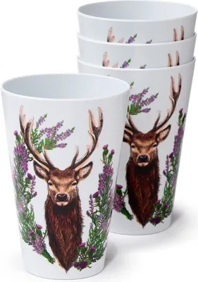 Zdjęcie produktu dla Plastikowe kubki piknikowe Wild Stag - 4 szt.