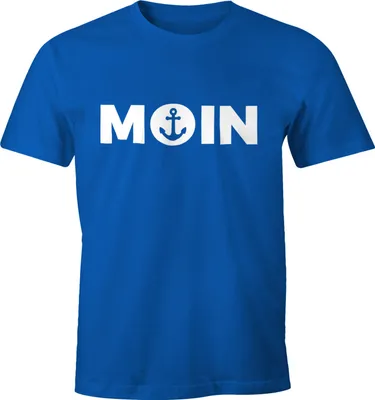 Produktbild von Cooles Herren T-Shirt Moin mit Anker Shirt Moonworks® XL