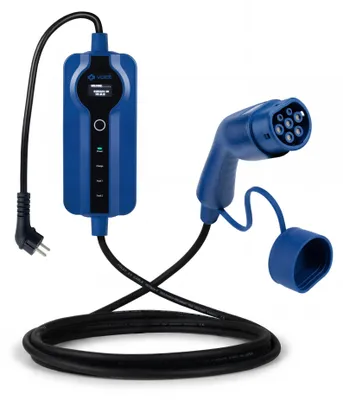 Produktbild von Voldt® Schuko Ladekabel Typ 2 | 8A - 16A | 3,7kW  + APP - 5 Meter