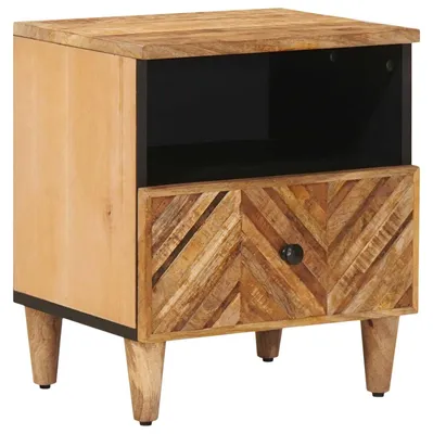 Produktbild von vidaXL Nachttisch Braun 50 x 33 x 60 cm Massivholz Mango